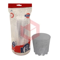 Copo Strawplast whisky 333 cristal c/10un