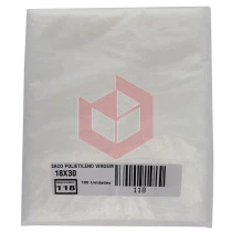 Saco plástico 1kg 3m 18x30cm Polinova c/100un