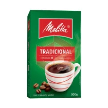 Café tradicional torrado moido vácuo Melitta 500g