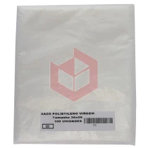 Saco plástico 7kg 3m 30x50cm Polinova c/100un