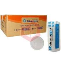 Tampa com furo Altacoppos transparente TPF451 20x50un 