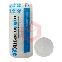 Tampa com furo Altacoppos transparente TPF451 c/50un 