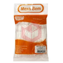 Mexedor 9.5cm cristal Mexa Bem para café c/500un