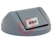 Tampa basculante cinza para lixeira 14l e 23l TB24CZ