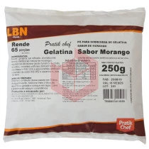 Gelatina de morango Pratik Chef 250g
