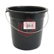 Balde plástico preto 7l Shangrila Ref.5625