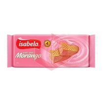 Wafer de morango Isabela 100g