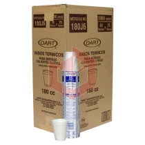 Copo termico 177ml 6J6 Dart 40x25un