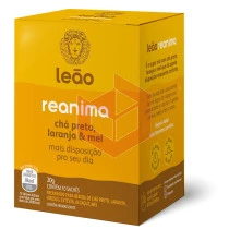 Chá preto laranja e mel reanima Leao 10x2g