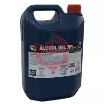 Álcool gel 70 antisseptico para mãos Supervale 5l