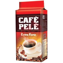 Café extra forte torrado moido vácuo Pelé 500g