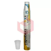 Copo Copobras PP transparente CFT200/200ml c/100un