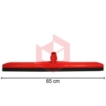 Rodo plástico 65cm vermelho sem cabo M.Longo