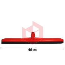 Rodo plástico 45cm vermelho sem cabo M.Longo