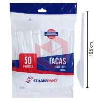Faca Straw fsc703 refeição cristal c/50un