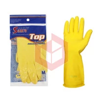 Luva amarela média Sanro Top 