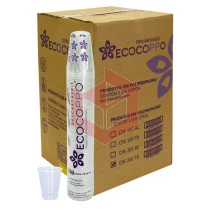 Copo Ecocoppo PP transparente 200ml 25x100un