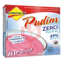 Pudim de morango zero Lowçucar 25g