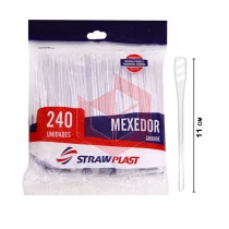 Mexedor Straw msg801 drink 11cm cristal c/240un
