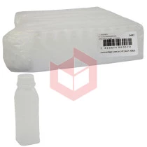 Garrafa plástica quadrada com tampa Maluger 300ml c/100un
