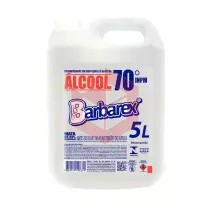 Alcool 70 liquido Barbarex 5l   