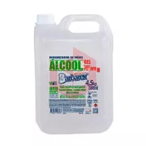 Alcool gel 70% higi p/maos Barbarex 5000ml/4.5kg 