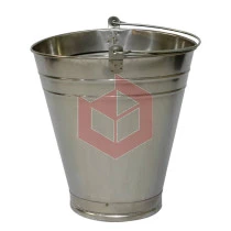Balde graduado aço inox oval Metalosa 10l 1001