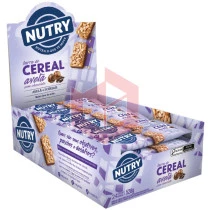 Barra de cereal avela com chocolate Nutry 24x22g 