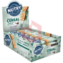 Barra de cereal coco c/chocolate Nutry 24x22g 