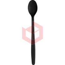 Colher longa Straw 733 preta 18cm 10x50un