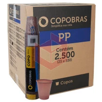 Copo Copobras pp combate 180ml CFCO-180 25x100un