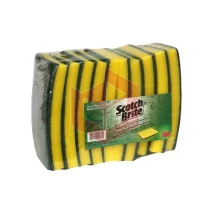 Esponjão Scotch Brite 3M verde amarela c/10un