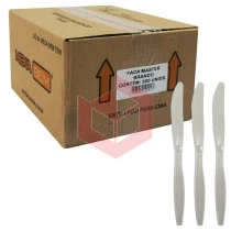 Faca refeição branco master Mexa Bem c/500un