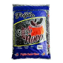 Feijão preto Caldo Novo 1kg