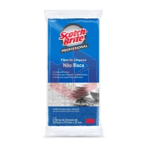 Fibra Scotch Brite 3M não risca azul c/2un