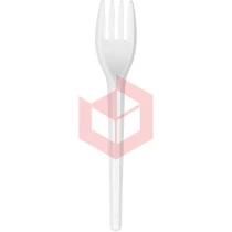Garfo Straw 183 gsb520 sobremesa branco c/50un