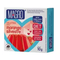 Gelatina de morango silvestre diet Magro 10g