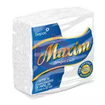 Guardanapo Maxim folha simples 23x22cm 80pctx50un
