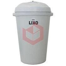 Lixeira 100l branca com tampa Belosch B2SC-100BC