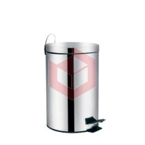 Lixeira com pedal 12l inox agata Mor 8223 