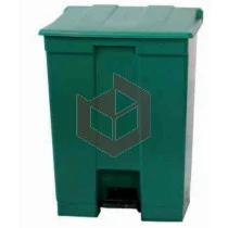 Lixeira com pedal 60l verde Bralimpia CP6SVD