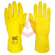 Luva amarela grande multi uso Volk 
