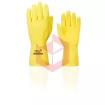 Luva amarela media slim verniz silver Volk