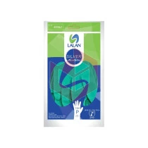 Luva verde pequena Silver Lalan