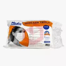 Mascara tripla Medix classic em pacote c/50un