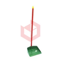 Pá de lixo plástica simples com cabo de 60m Verplast