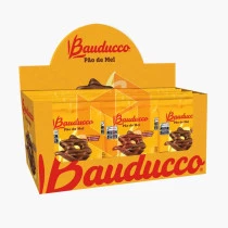 Pao de mel com cobertura de chocolate Bauducco 15x30g 
