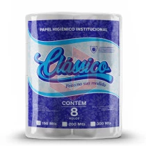 Papel higiênico Classico folha simples 8x300m 