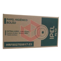 Papel higiênico Ipel folha simples bigtub 8x300m HRFS027E0817-23