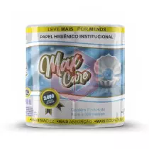 Papel higienico Max Care folha simples 8x300m
